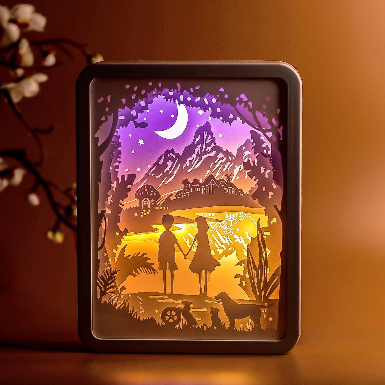 3D настільна картина-нічник "Друзі" 3DTOYSLAMP