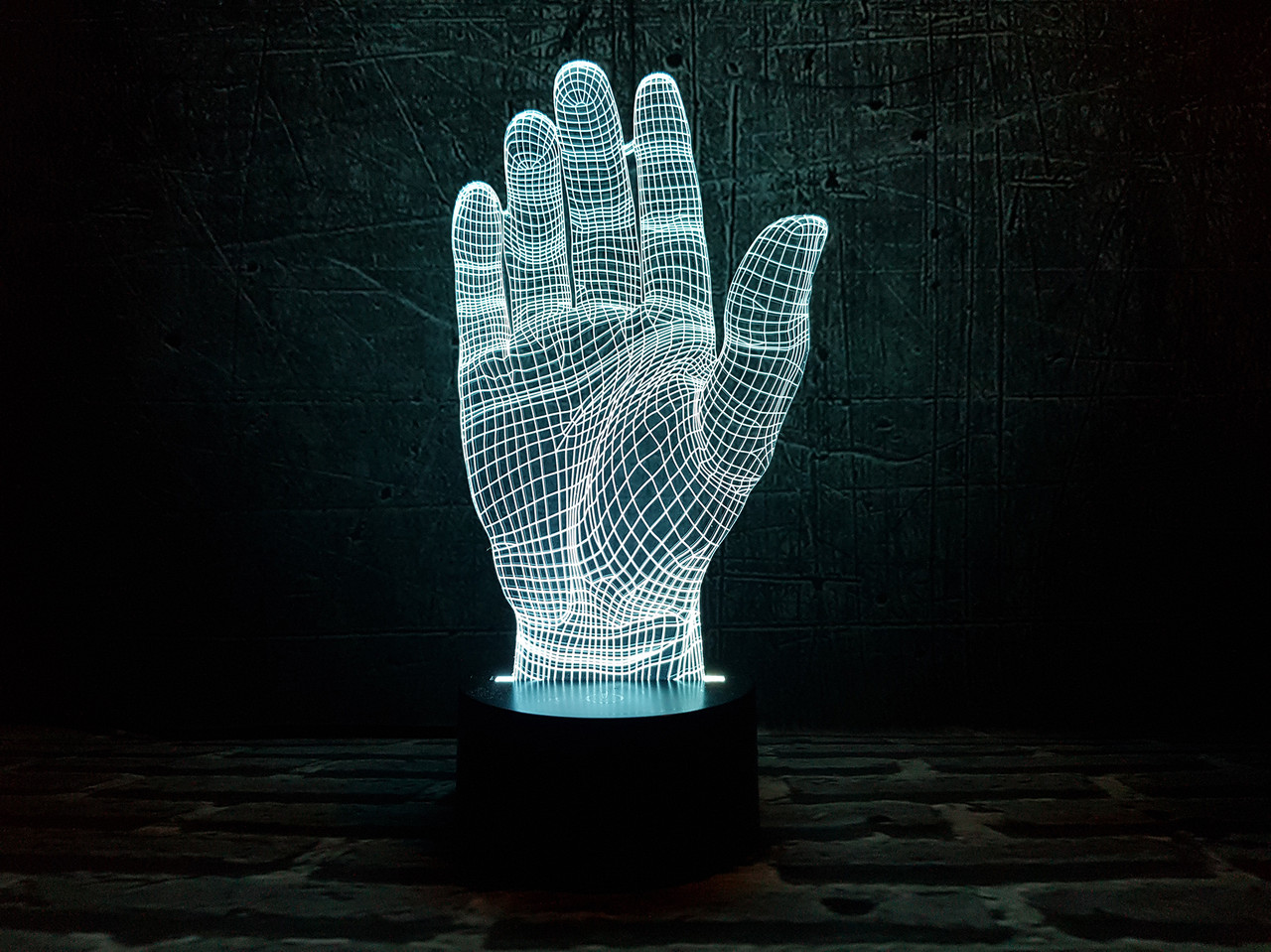 Змінна пластина для 3D світильників "Дай п'ять!" 3DTOYSLAMP, фото 1