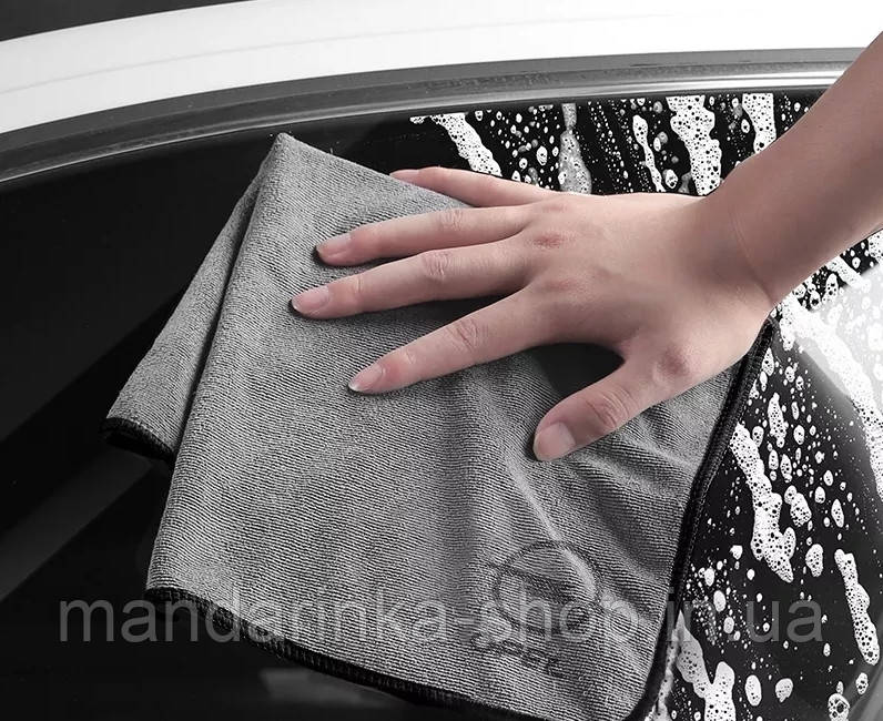 Ганчірка з мікрофібри з логотипом Opel, Рушник з мікрофібри з логотипом авто Опель, фото 1