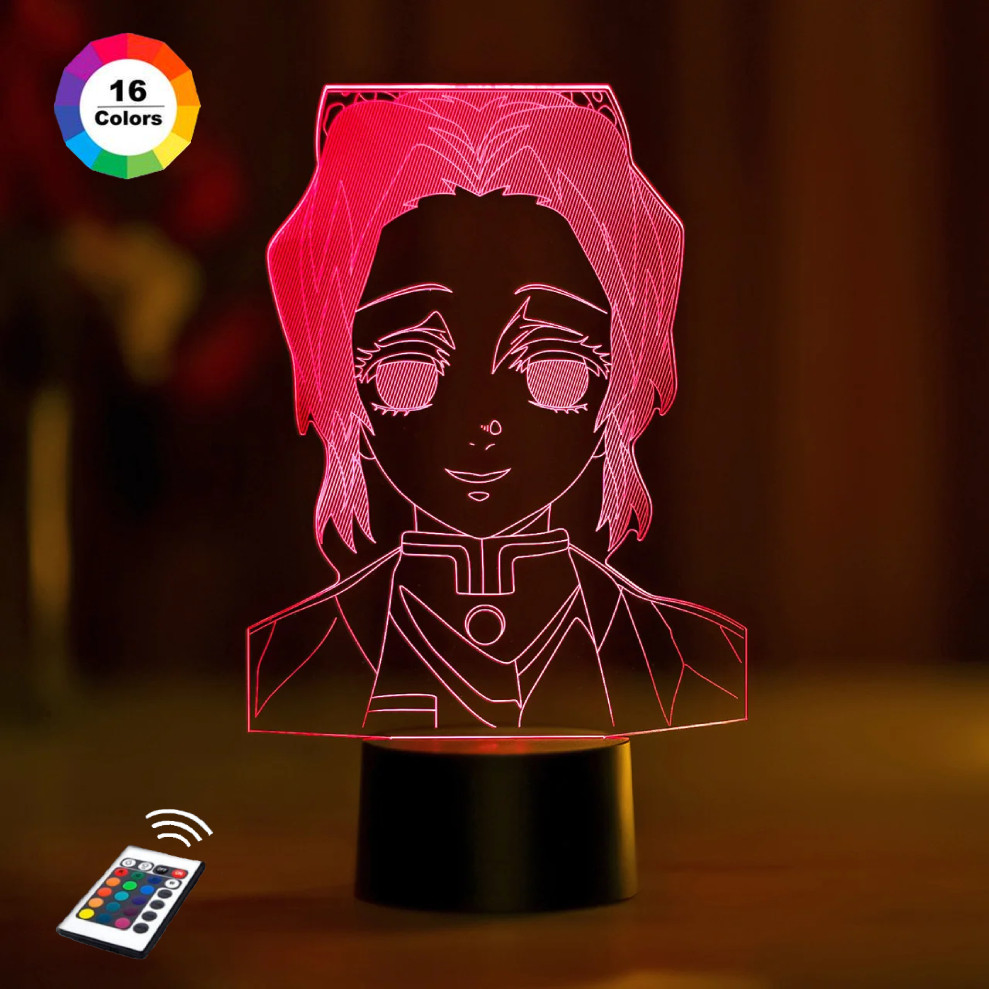 3D світильник нічник з пультом "Шинобу Кочо" 3DTOYSLAMP