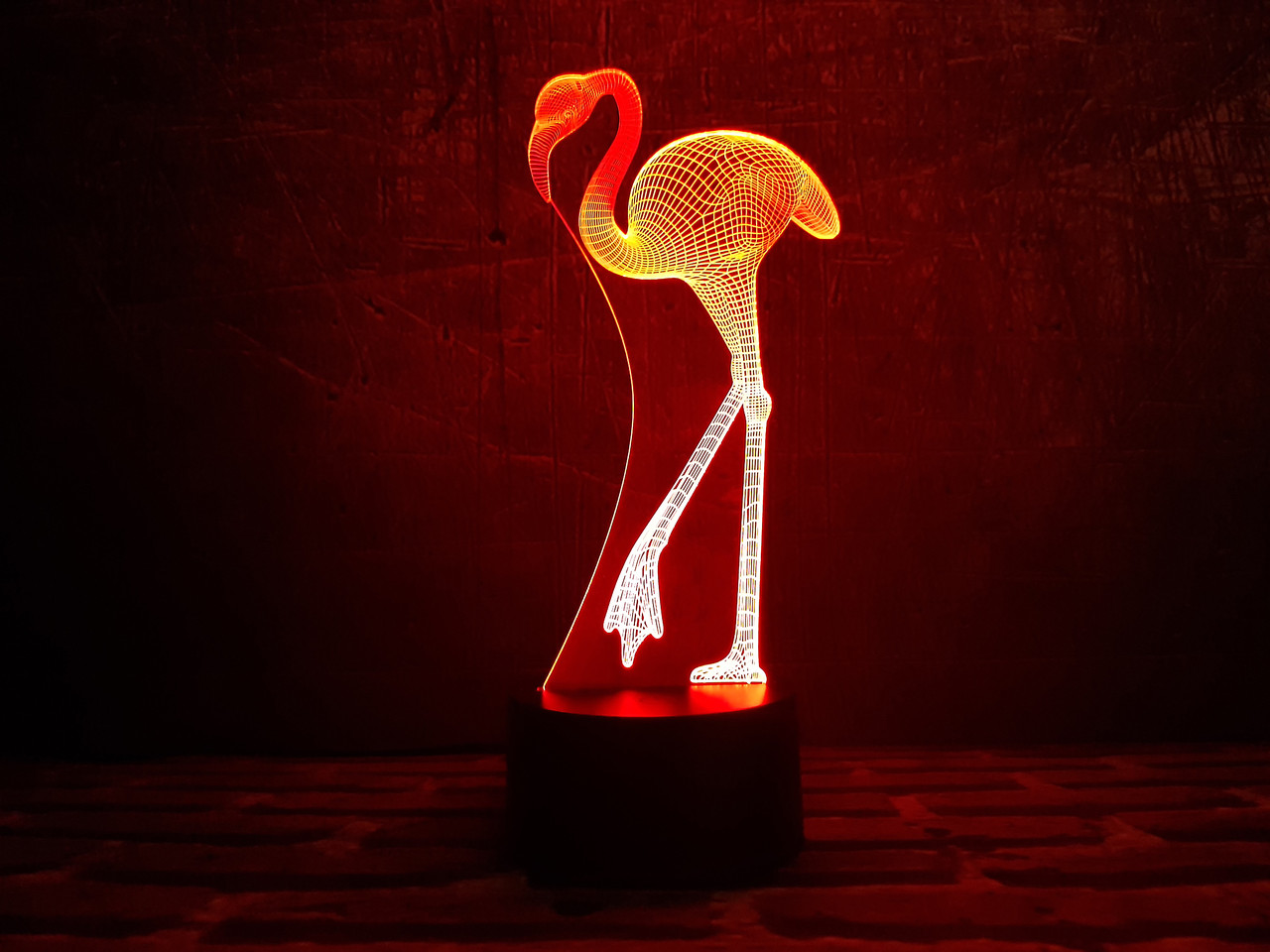Змінна пластина для 3D каганця "Фламінго" 3DTOYSLAMP