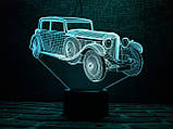 3D світильник нічник з пультом "Автомобіль 11" 3DTOYSLAM, фото 4