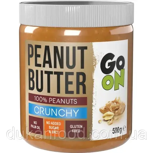 Арахісова паста (хрумка), GO ON Nutrition, 500 г