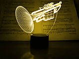 Змінна пластина для 3D світильників "Труба" 3DTOYSLAMP, фото 3