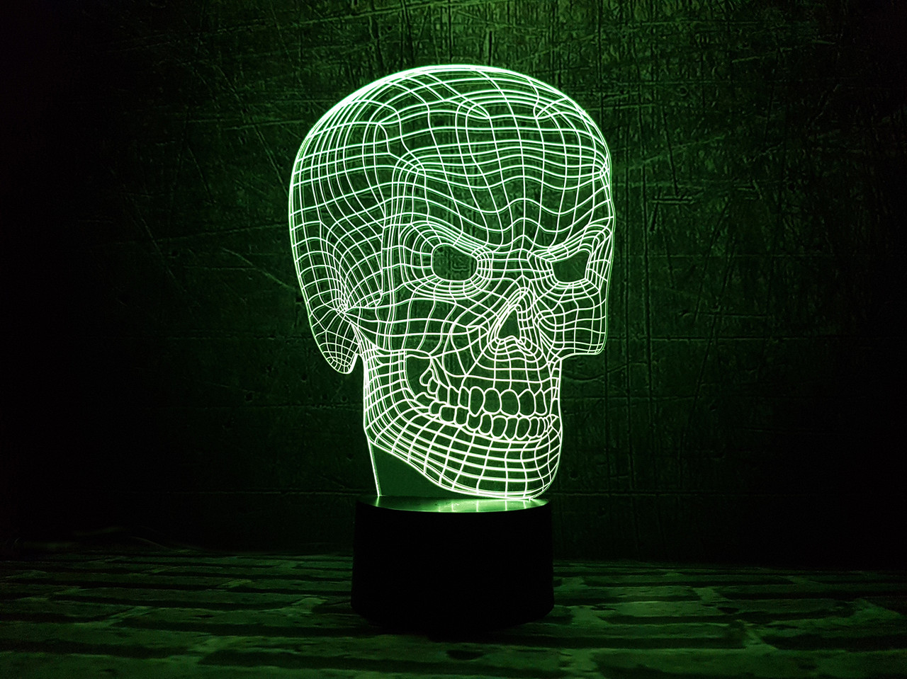 Змінна пластина для 3D-світильників "Череп 3" 3DTOYSLAMP