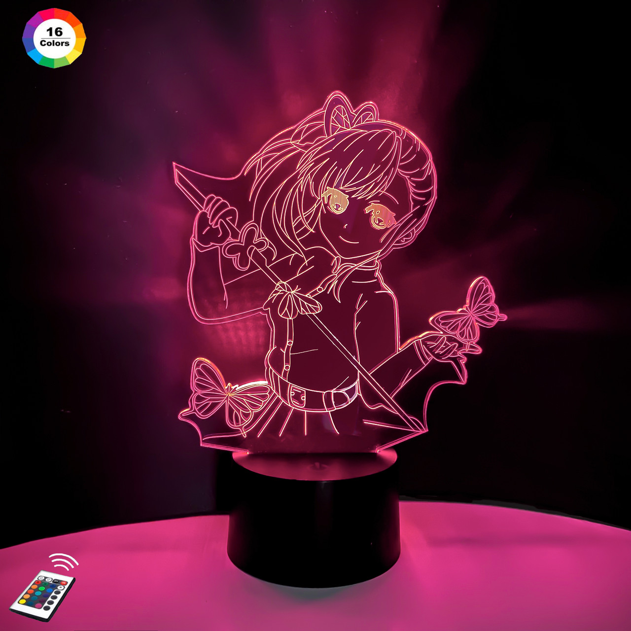 3D світильник нічник з пультом "Канао Цуюрі" 3DTOYSLAMP
