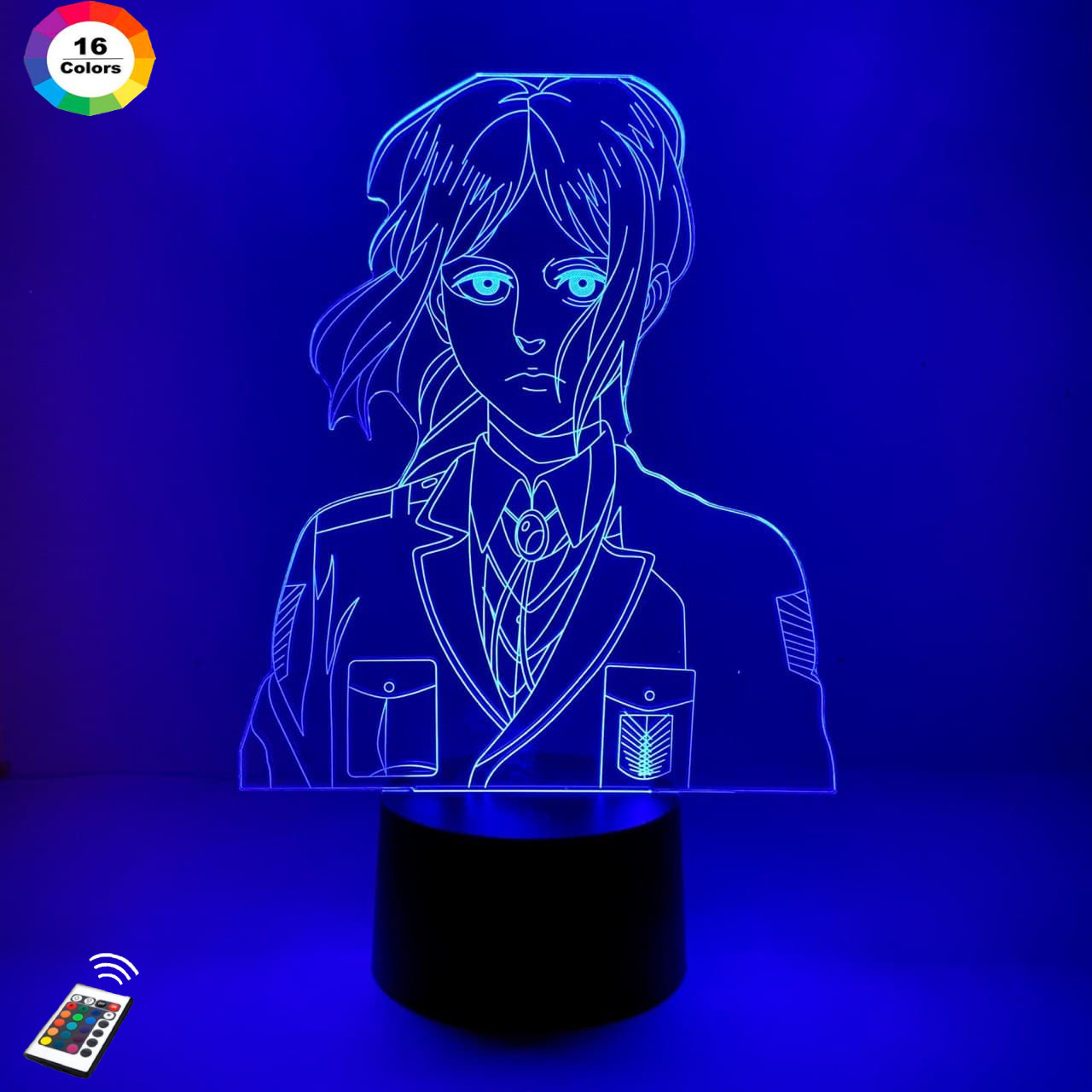 3D світильник нічник з пультом "Пік Фінгер" 3DTOYSLAMP