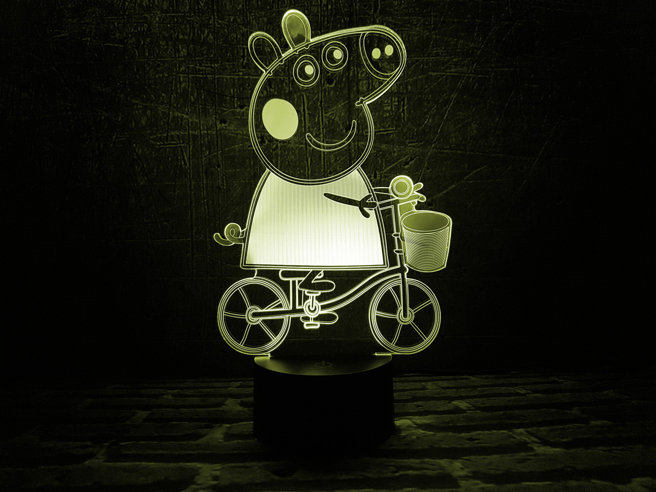Змінна пластина для 3D ламп "Свинка Пэппа" 3DTOYSLAMP, фото 1