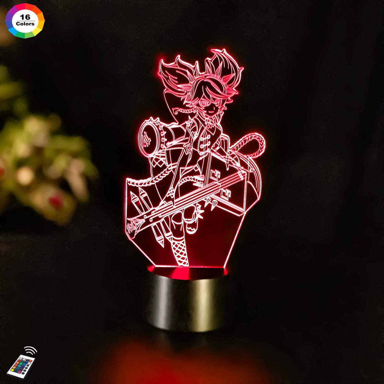 3D світильник нічник з пультом GENSHIN IMPACT "Синь Янь" 3DTOYSLAMP, фото 1