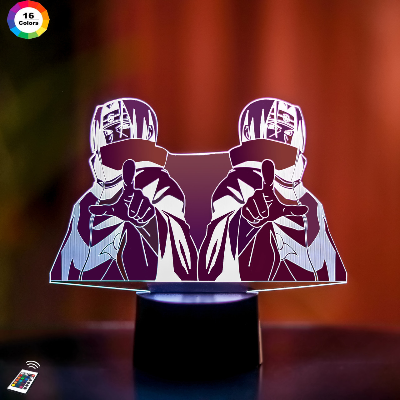 3D світильник нічник з пультом "Ітачі 5" 3DTOYSLAMP