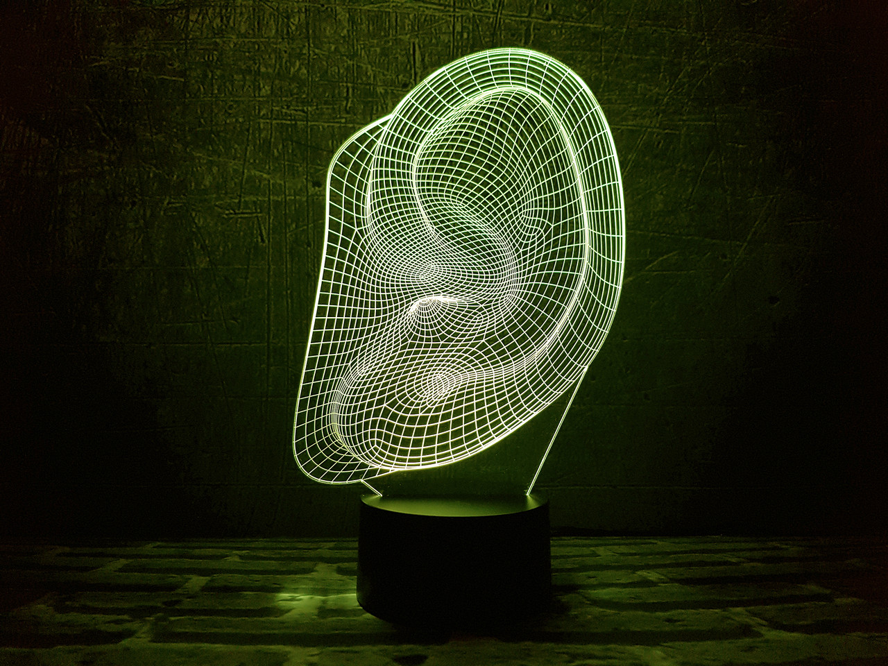 Змінна пластина для 3D каганця "Вухо" 3DTOYSLAMP