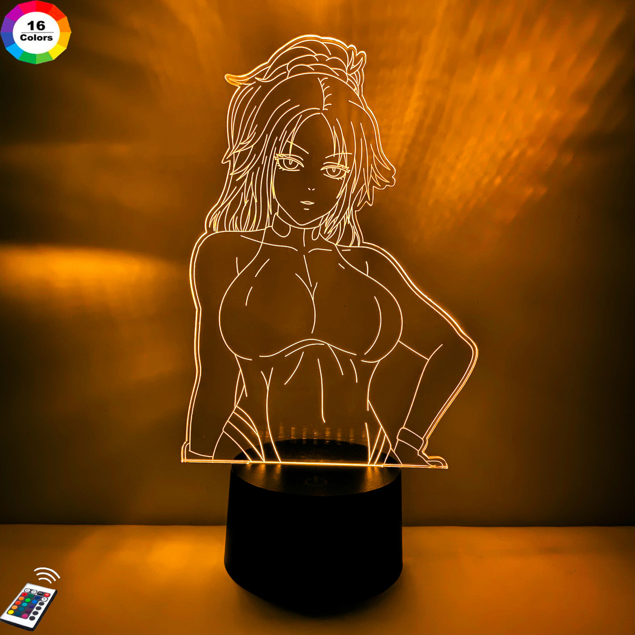 3D світильник нічник з пультом "Самус" 3DTOYSLAMP