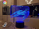 3D світильник нічник з пультом "Космічний корабель 5" 3DTOYSLAMP, фото 4