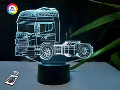 3D світильник нічник з пультом "Автомобіль 19" 3DTOYSLAMP