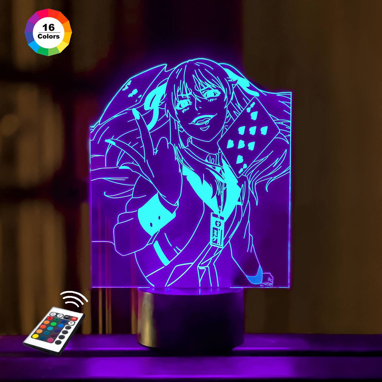 3D світильник нічник з пультом "Юмеко Джабі 3" 3DTOYSLAMP