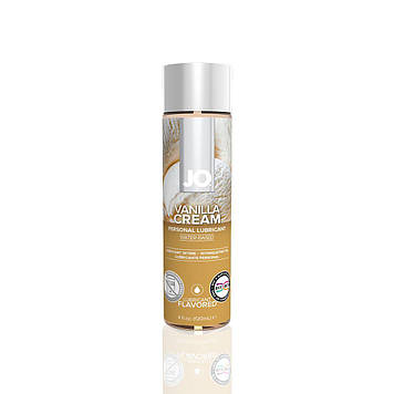 Змазка на водній основі JO H2O — Vanilla Cream (120 мл) без цукру, рослинний гліцерин Bomba💣