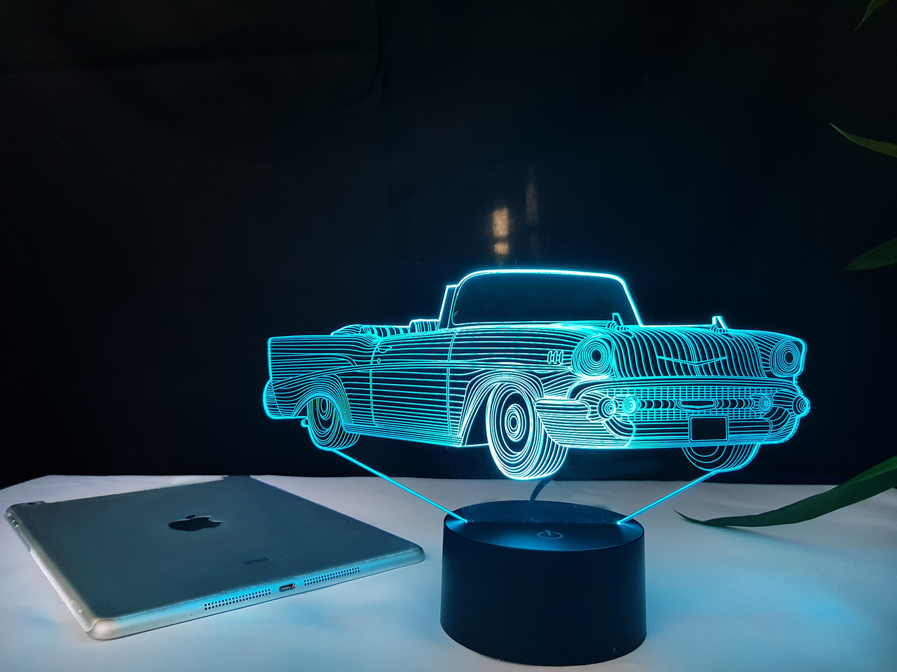 Змінна пластина для 3D світильників "Автомобіль 20" 3DTOYSLAMP, фото 1