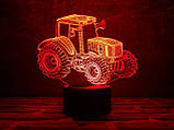 Змінна пластина для 3D світильників "Трактор" 3DTOYSLAMP, фото 3