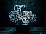 Змінна пластина для 3D світильників "Трактор" 3DTOYSLAMP, фото 4