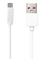 USB кабель HOCO X1 Rapid microUSB 2.4A 1m white