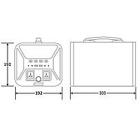 Зарядна станція ANVOMI UA1101L (Чиста синусоїда, LiFePO4, 320000 mAh, 1000 Wh), фото 7