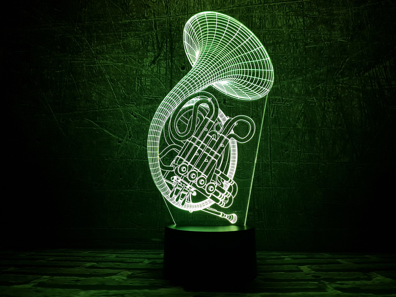 Змінна пластина для 3D світильників "Труба 2" 3DTOYSLAMP