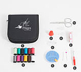 Дорожній набір для шиття Packing I Travel. Чорний, фото 3