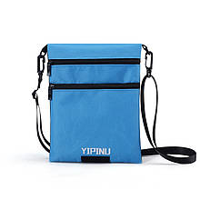 Дорожній гаманець на шию YIPINU. Синій/Чорний