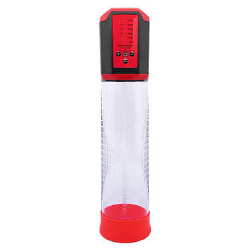 Автоматична вакуумна помпа Men Powerup Passion Enlargement system Red, перезаряджувана, 5 режимів Bomba💣
