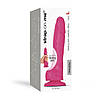 Реалістичний фалоімітатор Strap-On-Me Sliding Skin Realistic Dildo Fuchsia L, ефект рухливої шкіри Bomba💣, фото 9
