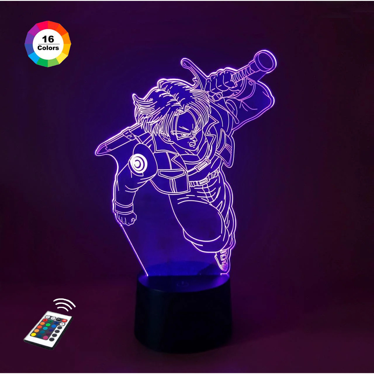 3D світильник нічник з пультом "Транкс" 3DTOYSLAMP