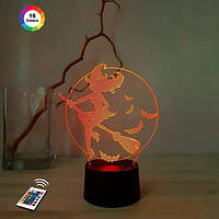 3D світильник нічник з пультом "Малефисента" 3DTOYSLAMP