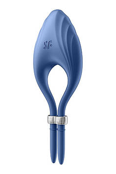 Ерекційне віброкільце-ласо Satisfyer Duelist Blue, 10 режимів, потужний мотор Bomba💣