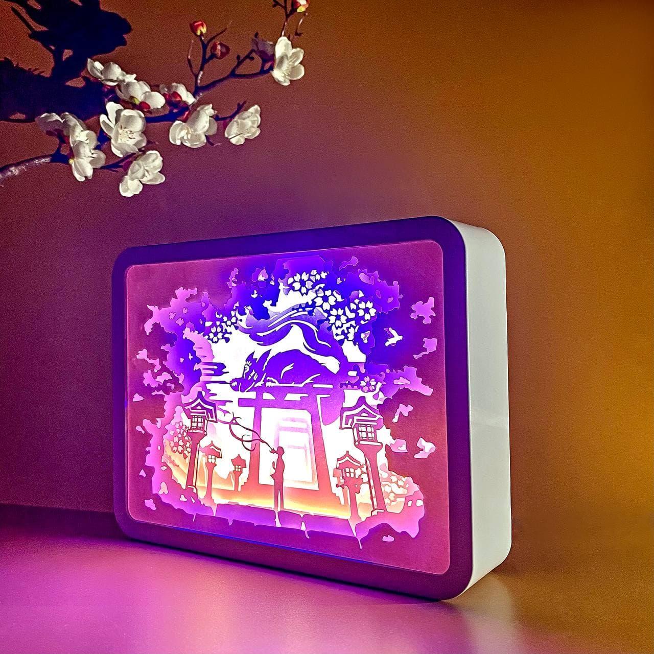 3D настільна картина-нічник "Дракон" 3DTOYSLAMP