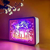 3D настільна картина-нічник "Дракон" 3DTOYSLAMP