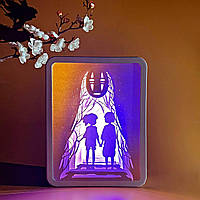 3D настільна картина-нічник "Каонасі (Віднесені примарами)" 3DTOYSLAMP