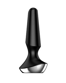 Анальна смарт-вібропробка Satisfyer Plug-ilicious 2 Black Bomba💣