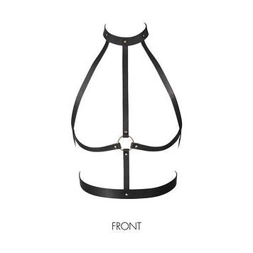 Портупея Bijoux Indiscrets MAZE — H Harness Black Bomba💣