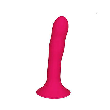 Дилдо з присоскою Adrien Lastic Hitsens 4 Pink, відмінно для страпона, діаметр 3,7см, довжина 17,8см Bomba💣