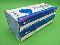 Бумажное полотенце V/V синее(200 листов) Каховинка (1 пачка) (Grig)
