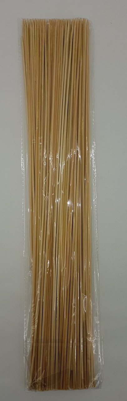 Купить Палочки для шашлыка бамбуковые (100шт) 40см 2.5mm , шпажки ...