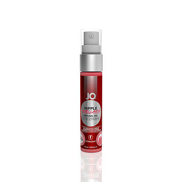 Гель для стимуляції сосків JO Nipple Titillator Strawberry (30 мл), ментол та перцева м’ята Bomba💣