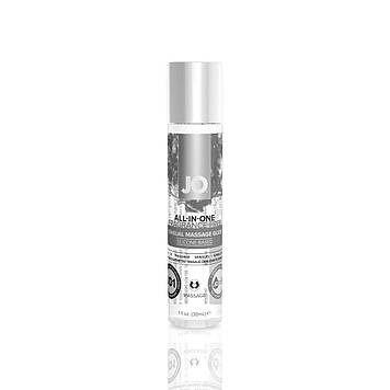 Гель для масажу на силіконовій основі JO ALL-IN-ONE MASSAGE GLIDE - FRAGANCE FREE (30 мл) Bomba💣