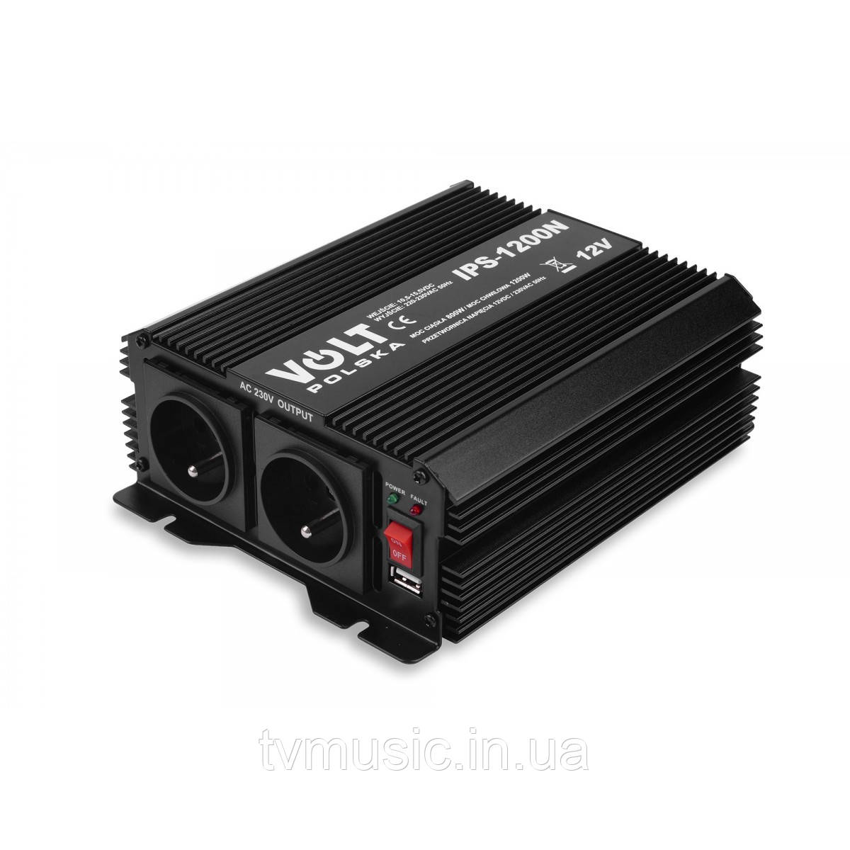 Перетворювач напруги Volt IPS-1200 N 12V/230V 800/1200W