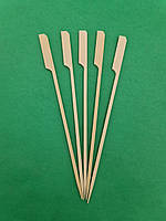 Шпажка бамбуковая Гольф 20см,100 шт палочки деревянные для канапе, фуршета (фруктов, закусок)