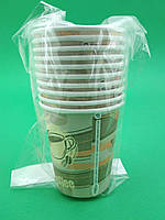 Набор Стакан бумажный 180гр (10шт) ТМ "Супер торба" набор одноразовой посуды для пикника