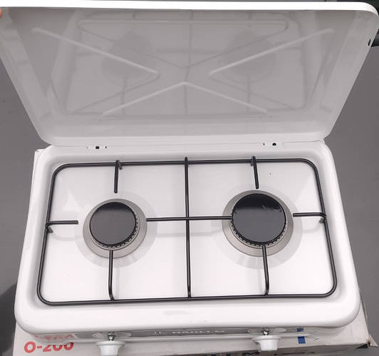 Газовая настольная плита 2-х конфорочная Harlem HOC-200 белая, цена ...