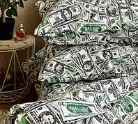 Двуспальный комплект постельного белья "Доллары"