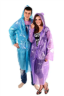 Плащі дощовики дорослі та дитячі з поліетиленової плівки