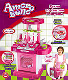 Набор дитяча кухня 7294r у валізі з продуктами і кухонним начинням, фото 2